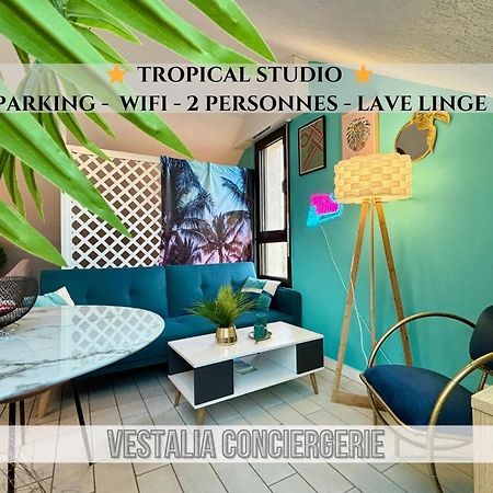 -Tropical Studio- Paisible Parking Wifi Lave-Linge Кемпер Экстерьер фото